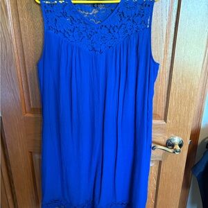 Zac & Rachel Royal Blue Sleeveless Dress